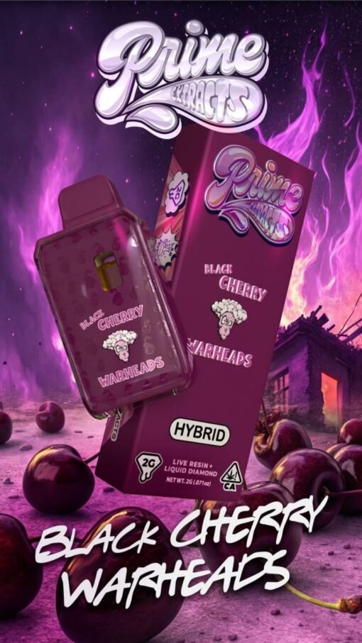 Black Cherry WarHeads - Prime Extracts 2g Disposable